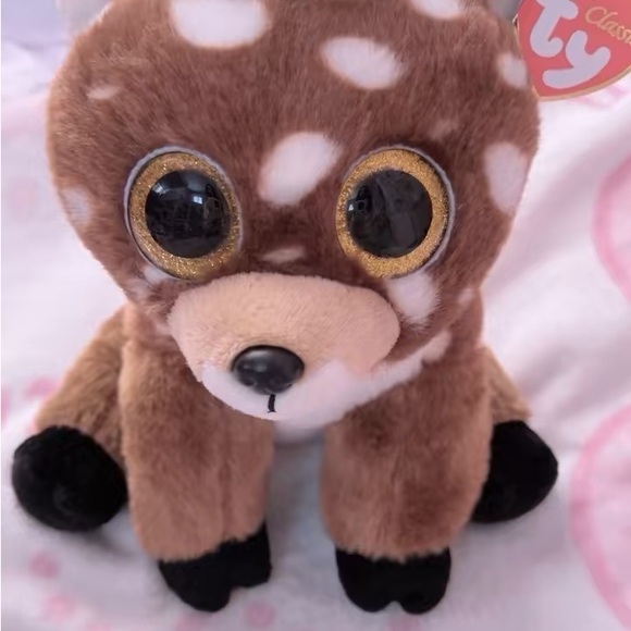 Ty Other - Ty Plush Fawn with Brown and White Spots